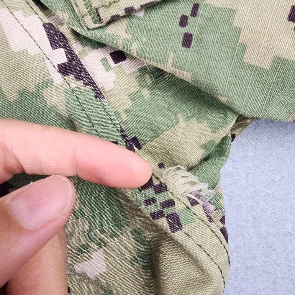 U.S Navy Blouse Medium Reg Working Uniform Type III NWU Seals Military Camo READ